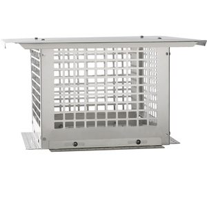 304 Stainless Steel Chimney Cap Easy Installation <strong>Fireplace</strong> Accessories Practical <strong>Cover</strong> for Mesh Flue Clay Flue - Product Image 3