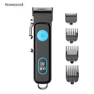 เครื่องตัดผม Komingdon สำหรับผู้ชาย แบบไร้สาย ปรับระดับได้ พร้อมจอ LED ชาร์จไฟได้ - Product Image 1