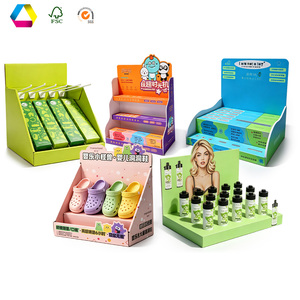 Présentoir de Comptoir Portable en Carton Écologique Personnalisé Moderne pour Cartes de Vœux, Marque-pages, Magasins et Boutiques - Product Image 2