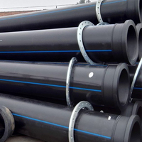 Tuyau de dragage HDPE DN250 pour les tâches de dragage d'estuaire Tube de haute résistance et durable dans des conditions difficiles