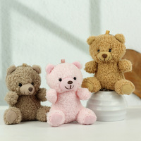 Mignon ours en peluche de 11 cm, petite taille, petit ours en peluche super doux, mini ours en peluche en vrac, jouets en peluche