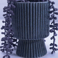 Ensemble de plantes succulentes artificielles d'Halloween avec pot violet Cactus en plastique réaliste Aloe Decor pour la décoration de table de fête à la maison