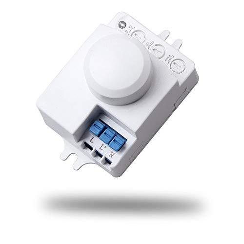 2-10m, 360°, 2-2000lux radar  Motion Sensor Sensor Switch Connect with Light
