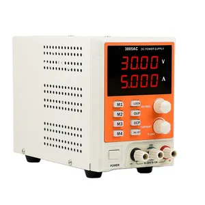 DECCA 3005AC Tipo superior Interruptor de control de programa Tipo DC Fuente de alimentación Estabilización 30V 5A Ajustable OVP OCP Pantalla de 4 bits