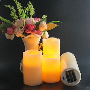 Telecomando a 8 tasti per candele tremolanti senza fiamma, colore avorio caldo, con timer - Product Image 4