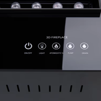 Produits les plus vendus 2026 – Cheminée électrique 3D à vapeur d'eau, mini foyer de table pour décoration