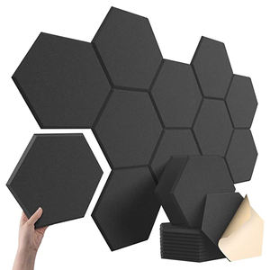 Panneaux muraux insonorisés à haute densité de vente directe d'usine divers panneaux acoustiques hexagonaux carrés de spécifications - Product Image 3