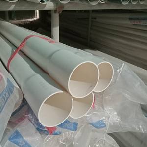 Leggero UPVC 110 tubo di drenaggio e di approvvigionamento idrico DN110 comunale PVC160 parete piana parete diritta superficie liscia materiale PVC - Product Image 3