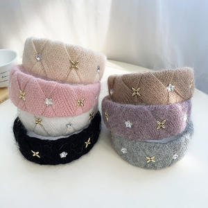 ที่คาด<span class=keywords><strong>ผม</strong></span>ผู้หญิงแฟชั่นขายส่ง LRTOU ประดับคริสตั<span class=keywords><strong>ล</strong></span>กว้าง ที่คาด<span class=keywords><strong>ผม</strong></span>ไหมพรมย่น สไตล์วิน<span class=keywords><strong>เท</strong></span>จ เครื่องประดับผมสำหรับผู้หญิง - Product Image 2