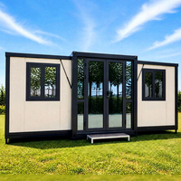 Bureau de luxe extensible en conteneur, écologique, mobile, design moderne du milieu du siècle, taille et couleur personnalisables
