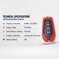 Control Remoto de Alarma para Auto con Código Variable E696 HCS301 Anti-clonación