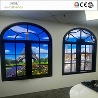 Ventana Abatible de Aluminio con Doble Acristalamiento, Aislamiento Térmico, Alta Seguridad y Resistencia al Agua, Certificación NFRC, para Proyectos Hoteleros en EE. UU.