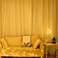 Guirlande Lumineuse Rideau pour Chambre 300 LED 6 Crochets 8 Modes Télécommande USB Lumières Féeriques pour Fenêtre Dimmable Noël Mariage Fête Maison Ambiance Chaleureuse