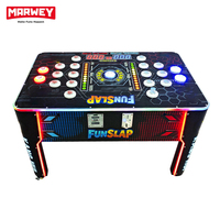Machine de jeu d'arcade interactive 2 joueurs Naughty Bean Hit Hammer, populaire et très demandée, pour centre d'amusement intérieur et défi en arène
