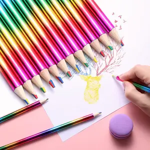 Vendita calda transfrontaliera 4 colori stesso colore principale piombo fai da te creativo arcobaleno matita pittura pennello sfumato graffiti.