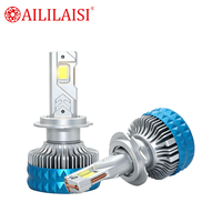 Ampoule de phare de voiture H7 Bi LED haute puissance, phare super lumineux avec conception de refroidissement efficace, longue durée de vie, installation facile, plug and play