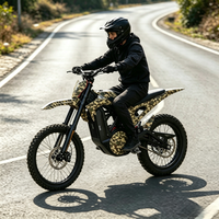 Moto tout-terrain électrique KAMAS 13KW 72V 40AH Vitesse maximale de 100 km/h Autonomie de 120 km Frein à disque hydraulique, Convient aux adultes
