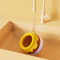 Nouveau Nid en Céramique pour Hamster – Maison d'Été Moderne Écologique et Rafraîchissante avec Design Ours Doré – Anti-Taupe – Fournitures Intérieures et Extérieures