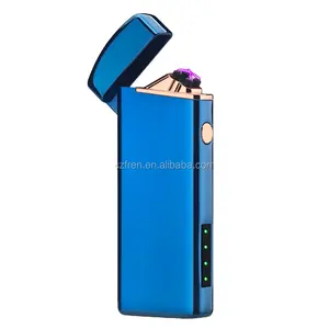Eco-friendly Double Arc USB Rechargeable Electric Tesla Lighter Classic Design Zinc Alloy for Wholesale Giveaways Made in China