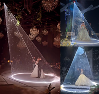 Nouvelle Lumière Laser pour la Cérémonie de la Première Danse des Mariés avec Effet Neige – Décorations Modernes à Lumière Laser pour Fête de Mariage