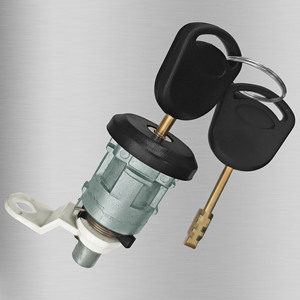 Ford Transit Door <b>Lock</b> Cylinder FT137M3 Zinc Alloy Black 2 <b>Keys</b> Auto Part - Product Image 2