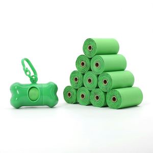 Customized High Quality Eco-Friendly Logo Printed <b>Compostable</b> PE Recycled Dog Waste <b>Bags</b> with Odor Control for Pets - Product Image 2