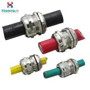PG7 PG9 M12 nylon cable gland supplier stainless steel metal brass gland waterproof pvc cable gland size
