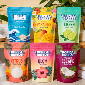 Bolsa con cierre vertical de diseño personalizado gratuito para sal marina orgánica con muesca de apertura, bolsa de embalaje de plástico a prueba de humedad - Product Image 3