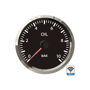 Nuevo Medidor de Presión de Aceite WiFi de 52 mm con Pantalla Negra, IP67 Impermeable, 12/24 V para Automóvil - Product Image 2