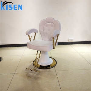 Kisen-muebles de salón de estilo <span class=keywords><strong>barcelona</strong></span> para mujeres, sillas de estilismo de peluquero con base cuadrada - Product Image 5