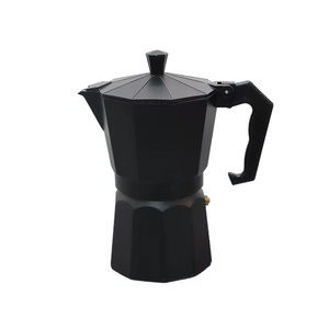 Pot à Moka personnalisé portable en aluminium italien 150ml 300ml 450ml cafetière à expresso en métal pour voyage camping petite cafetière - Product Image 1