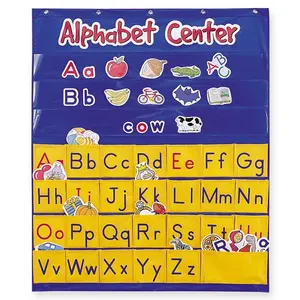 แผนภูมิกระเป๋าตัวอักษรศูนย์แผนภูมิการรับรู้ตัวอักษรแผนภูมิกระเป๋า ABC ตัวอักษรแผนภูมิกระเป๋า