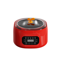 Yaourtière multifonctionnelle domestique 220V 16W avec cuve en acier inoxydable, fermentateur 9-en-1, contrôle de température et minuterie, pour yaourt maison DIY, OEM