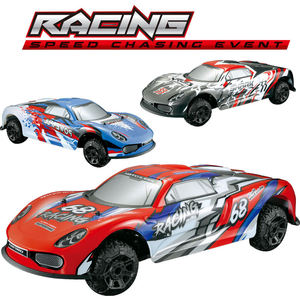 Coche de Carreras de Metal a Escala 1:8 con Control Remoto de 4 Canales, Velocidad Máxima de 60 km/h, 2.4G, Absorción de Impactos, Fuerte Tracción, Juguetes de Coches RC - Product Image 2