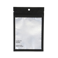 Pochette en PE blanche personnalisée avec fermeture éclair, sac en plastique transparent auto-scellant pour le stockage de gâteaux et de vodka, thermoscellage en usine