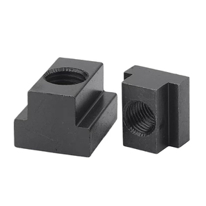 Écrou à fente en T en acier au carbone de qualité 8.8/10.9, noir, M6-M20, écrou coulissant, accessoires pour rail en T, pour table de fraisage - Product Image 1