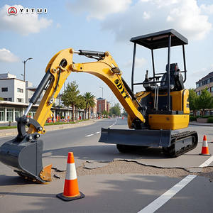 Бесплатная доставка! 2,5-тонный гусеничный мини-экскаватор с индивидуальным двигателем, высокая эффективность для строительства и работы в ограниченном пространстве, стандарт EPA Euro 5 - Product Image 2