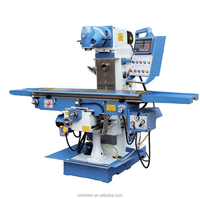 X6432 Meilleure machine à fraiser universelle numérique à prix avantageux, table de 1500x360 mm, moteur 3HP entièrement à engrenages, 380V, haute rigidité