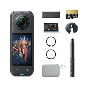 Caméra d'action 4K See Camera X5 Essentials Bundle avec carte SD 256 Go, étanche jusqu'à 15 m, grand angle 180°, suivi du visage CMOS - Product Image 1
