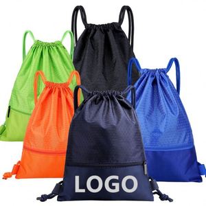 <b>Backpack</b> Bag Large Capacity Travel <b>Drawstring</b> <b>Backpack</b> With Zipper Fashion Promotional Gift Student Schoolbag for Unisex - Product Image 6
