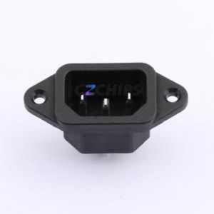 RT-C14-C0B-AA AC Power Connector Through hole Component (THT) Connector IEC 320-C14 1 3 Panel Mount - Product Image 1