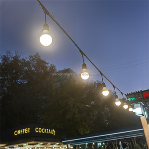 A60 bóng đèn 6500K ánh sáng trắng dẫn 5W <span class=keywords><strong>7W</strong></span> 9W Thương mại không thấm nước ngoài trời chuỗi đèn 0.75 sqmm Cáp - Product Image 4