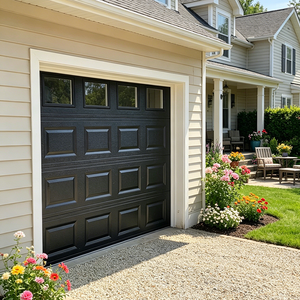 Porte <span class=keywords><strong>de</strong></span> <span class=keywords><strong>garage</strong></span> sectionnelle électrique motorisée avec télécommande, isolation phonique, anti-poussière, installation facile - Product Image 3