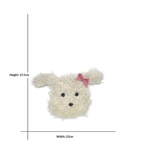 Nouveau Patch en tissu brodé pelucheux motif Teddy Hair Puppy <span class=keywords><strong>Mao</strong></span> <span class=keywords><strong>Mao</strong></span> pour vêtements d'automne et d'hiver, accessoires <span class=keywords><strong>de</strong></span> sac et autocollant en tissu brodé DIY - Product Image 6
