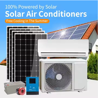Climatiseur solaire Hor Sale 9000-24000 BTU climatiseur hybride à énergie solaire split facile contrôlé par Wifi