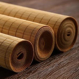 Runner da Tavola in Stile Asiatico Ecologico in Bambù e Fibra di Rayon con <span class=keywords><strong>Dipinti</strong></span> Cinesi <span class=keywords><strong>Antichi</strong></span>, Design Zen per Arredamento Casa - Product Image 4