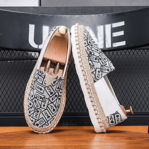 Suela exterior de PVC de yute para mujer de fábrica, zapatos informales sin cordones, zapatos náuticos de lona, zapatos planos, alpargatas para mujer para Sudáfrica