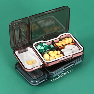 SUNSHING OEM ODM Pill Cutter and <b>Container</b> Box Portable Pill Splitter with Storage Medicine Organizer Case <b>for</b> <b>Tablet</b> Cutting - Product Image 1