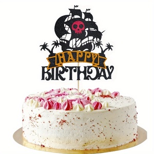 1 adorno para pastel <span class=keywords><strong>de</strong></span> cumpleaños con temática pirata, adorno para pastel <span class=keywords><strong>de</strong></span> cumpleaños con temática <span class=keywords><strong>de</strong></span> <span class=keywords><strong>marinero</strong></span>, decoración para pastel <span class=keywords><strong>de</strong></span> fiesta <span class=keywords><strong>de</strong></span> cumpleaños infantil - Product Image 4