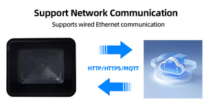 ماسح ضوئي للباركود من LONVILL مع اتصال شبكي HTTP HTTPS MQTT سلكي عبر الإيثرنت متكامل لبوابات الدخول - Product Image 3